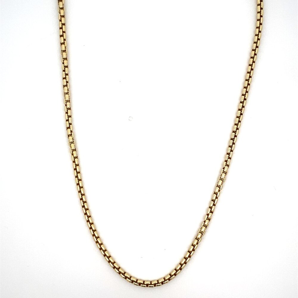 EFFY Gold over Sterling Silver Box Chain Necklace - 22"